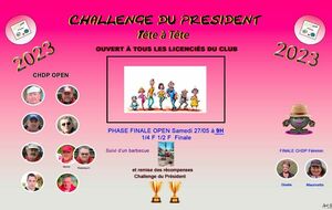 Phase Finale  Challenge du Président   (27/05/2023) 