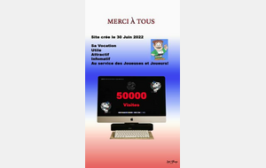 50000ème visite sur notre site !