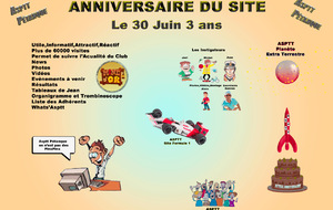 Notre site a 3 ans !