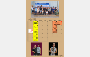 Affiche du mois de Juillet 