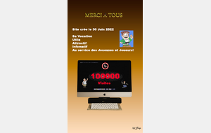 100 000 ème Visite sur notre site !