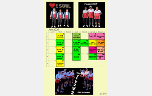 Affiche Calendrier du Mois de Juin