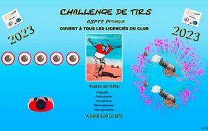 Challenge  Tirs Asptt 2023 , lancement de la compétition