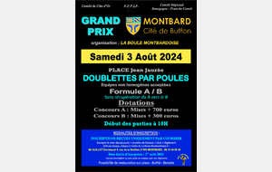 Grand Prix  de la Ville de Montbard doublettes
