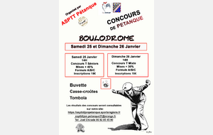 Triplette Séniors, Asptt , Boulodrome