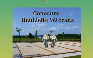 Doublette Vétérans 4 parties, Longvic
