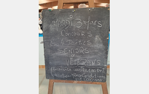 Concours Boulodrome "Open licenciés" 4 parties