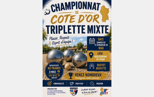 Championnat C.O. Triplette Senior Mixte