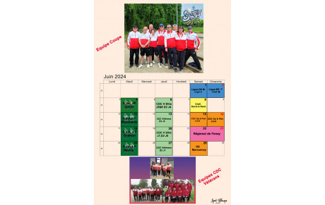 Affiche du Mois de Juin par Alain