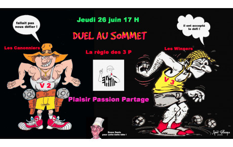 Rencontre amicale V3 contre ex V3 !