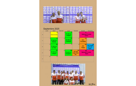 Affiche du Mois de Septembre par Alain