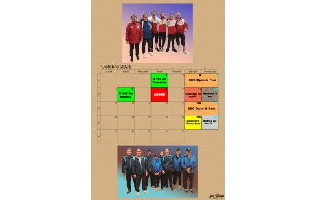 Affiche du Mois d'Octobre par Alain