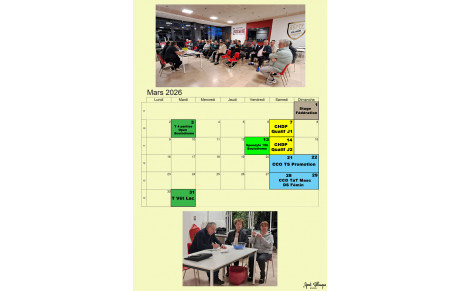 Affiche du Mois de Mars par Alain