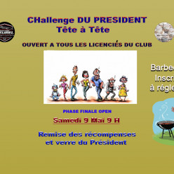 4ème Challenge du Président "CHDP 2026" Tête à tête interne