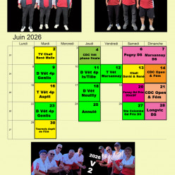Affiche Calendrier du Mois de Juin