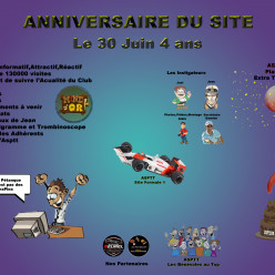 Anniversaire du site, 4 ans !