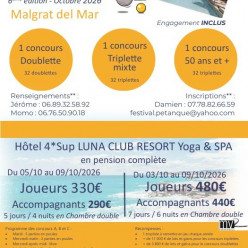 Séjour détente pétanque, chez les Vainqueurs de la CDM 2026 !