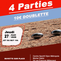Concours Doublettes Vétérans 4p à l'Asptt