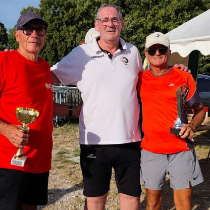 Concours Triplette Vétérans 4 parties Is sur Tille 7 Juillet